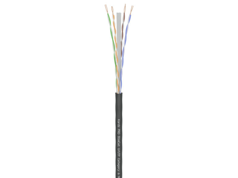 305m KORDZ PRO CAT6 SlimCat™ LSZH Black
