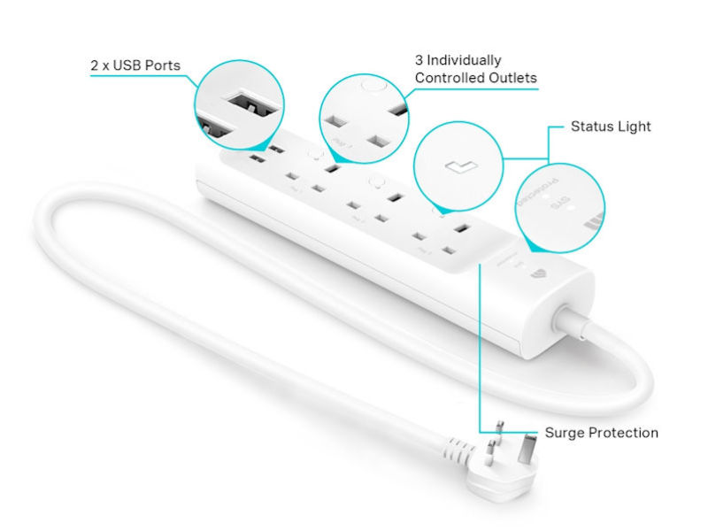 TP-LINK Tapo Smart Wi-Fi Power Strip