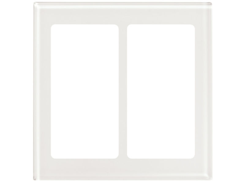LUTRON Pico Glass 2 Gang CLEAR GLASS
