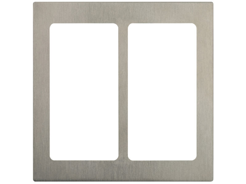 LUTRON Pico Metal 2 Gang SATIN NICKEL