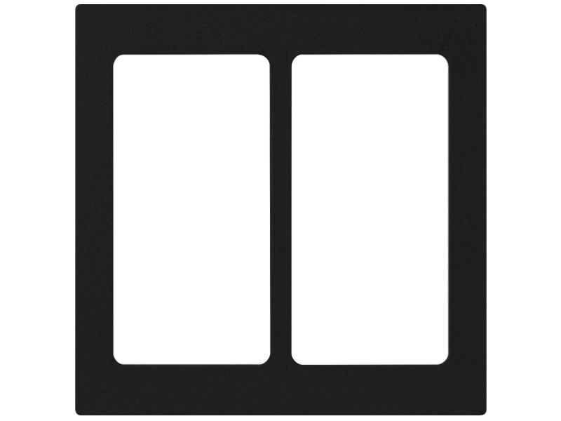 LUTRON Pico Plastic 2 Gang BLACK