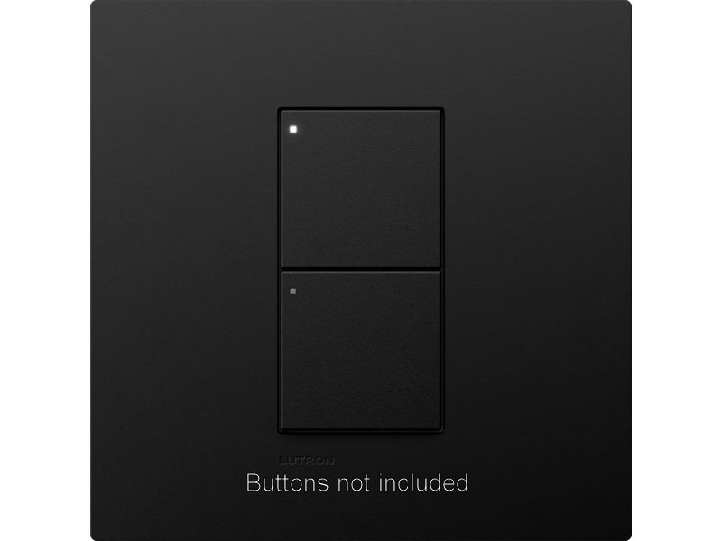 LUTRON RA3 Single Faceplate MATTE BLACK