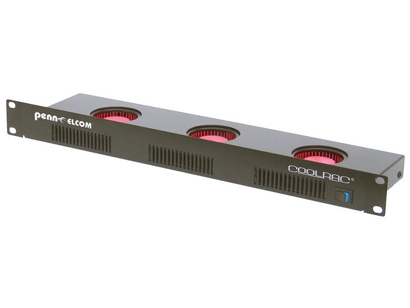 PENN-ELCOM 1U Fan Extract/Blow (3 Way)