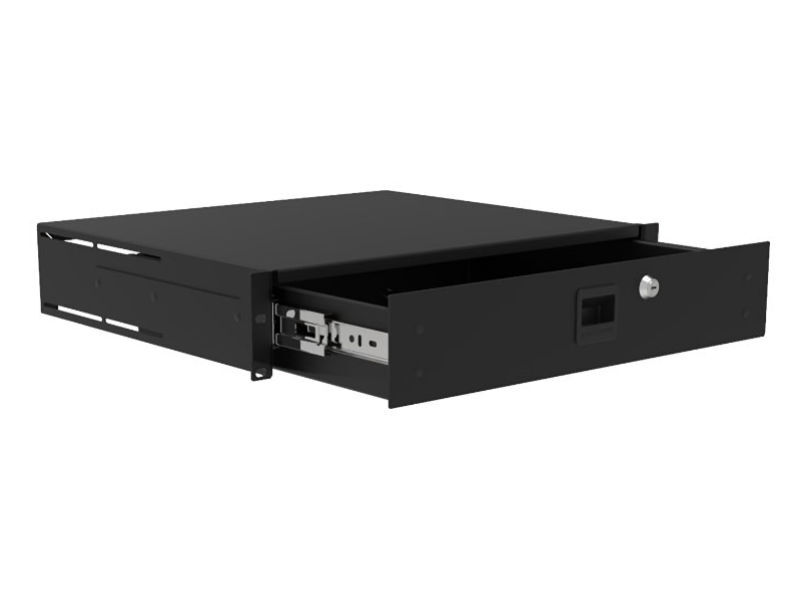 PENN-ELCOM 2U Heavy Duty Rack Mount Drawer