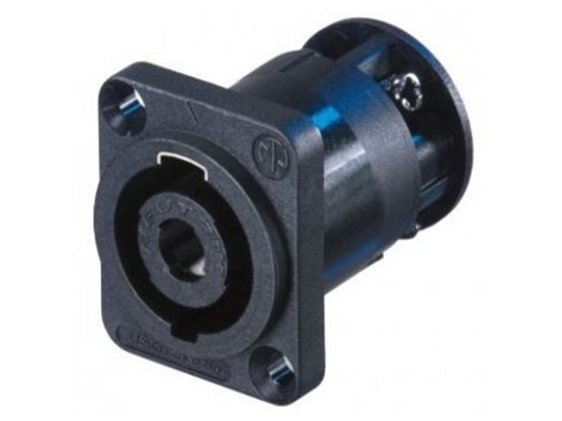 (1) NEUTRIK SpeakON Chassis D Flange