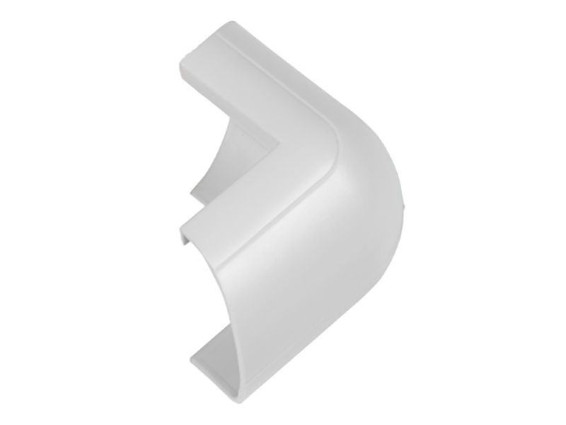 (10) D-LINE 30x15mm EXTERNAL BEND White