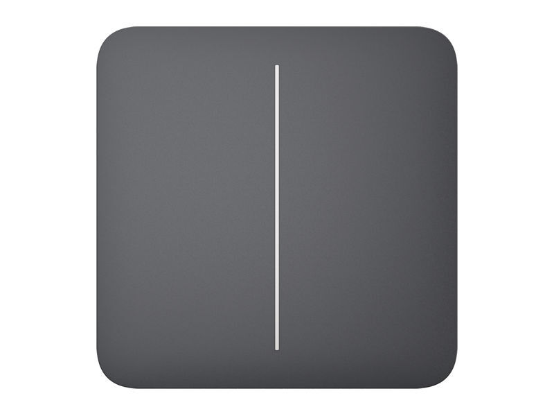 AJAX SoloButton (2-gang) [55] Graphite