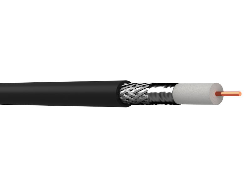 250m WEBRO WCF100 Black PVC