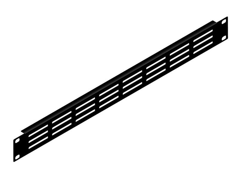 PENN-ELCOM 1U Rack Panel Flanged Vented