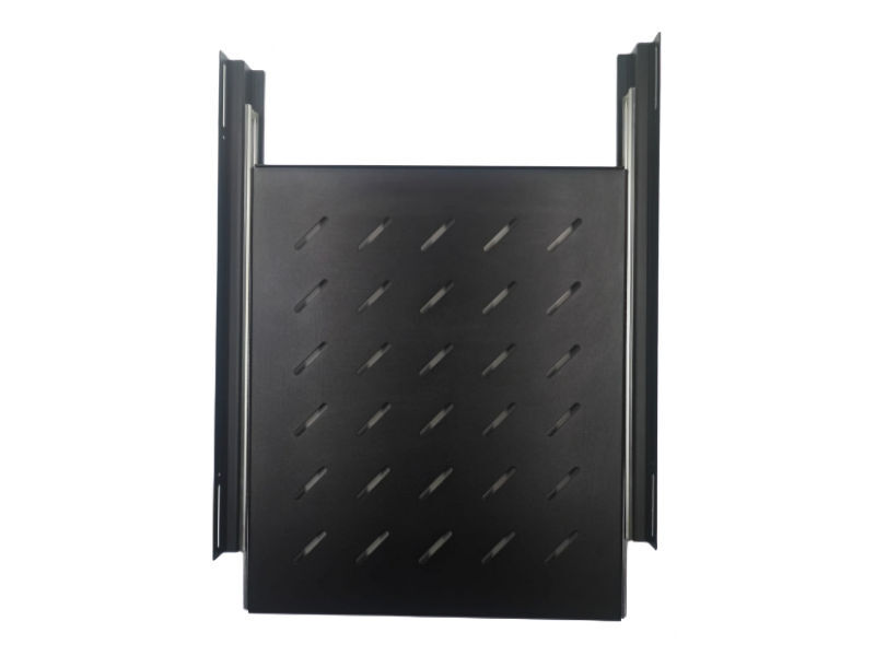 ALL-RACK 1U Sliding Shelf Black