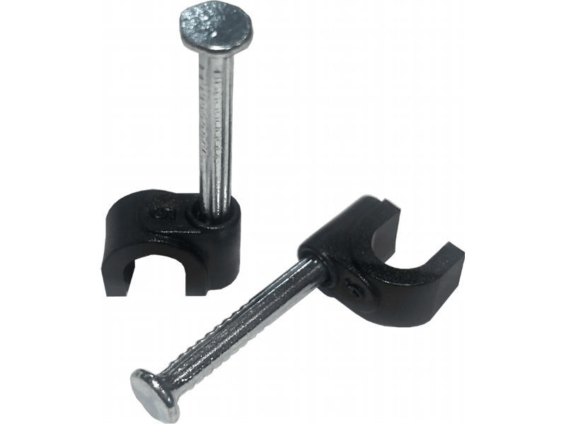(100) BLAKE 5mm Clips BLACK