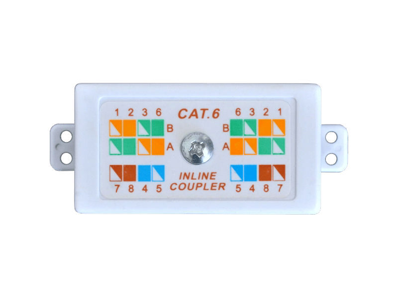 (1) CAT6 Inline Krone Punch Down COUPLER