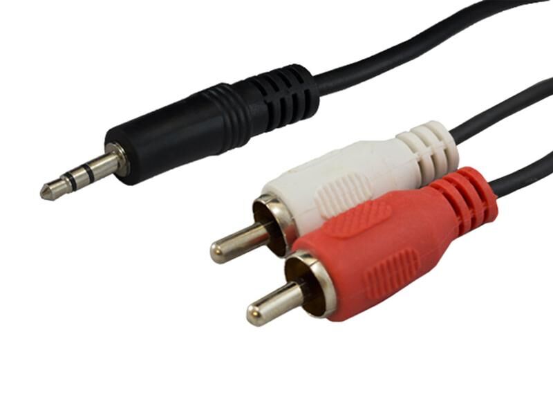 3m Stereo Audio 3.5mm to 2 Phono Lead