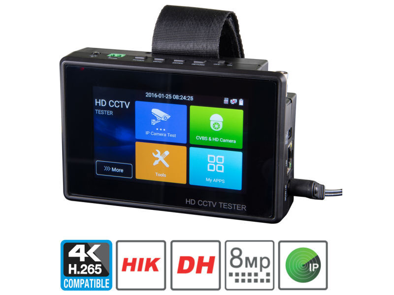 WRIST MOUNT CCTV 4K Camera Tester