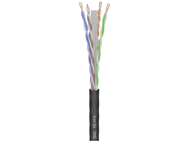 305m KORDZ ONE CAT6 LSZH Black