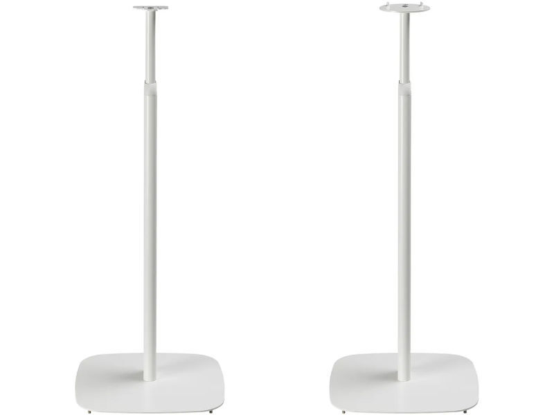 (2) MOUNTSON Adjustable Floor Stand WHITE