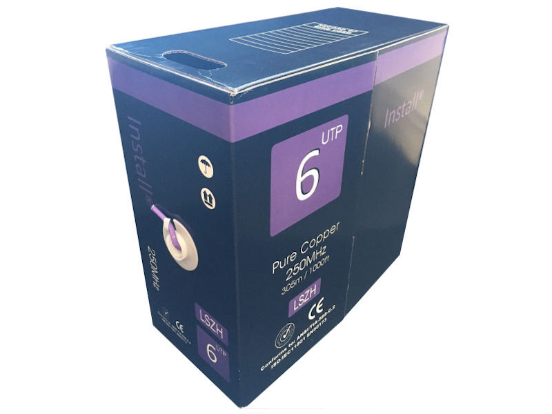305m INSTALL® CAT6 LSZH Purple (Box)