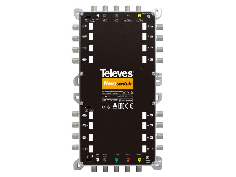 TELEVES Nevoswitch QUAD 5x5x16 CASCADE