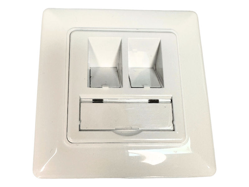 (1) BLAKE Keystone - 2 Port Outlet Plate