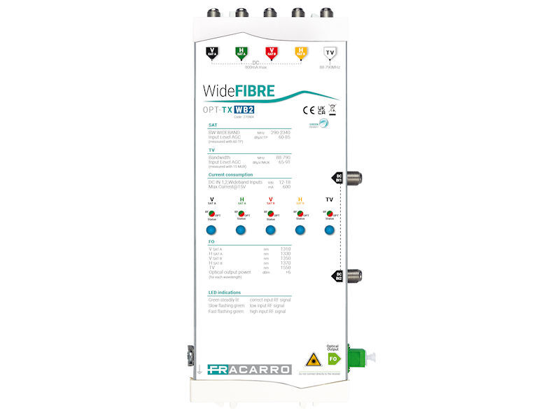 FRACARRO OPT-TX WB2 Fibre Transmitter