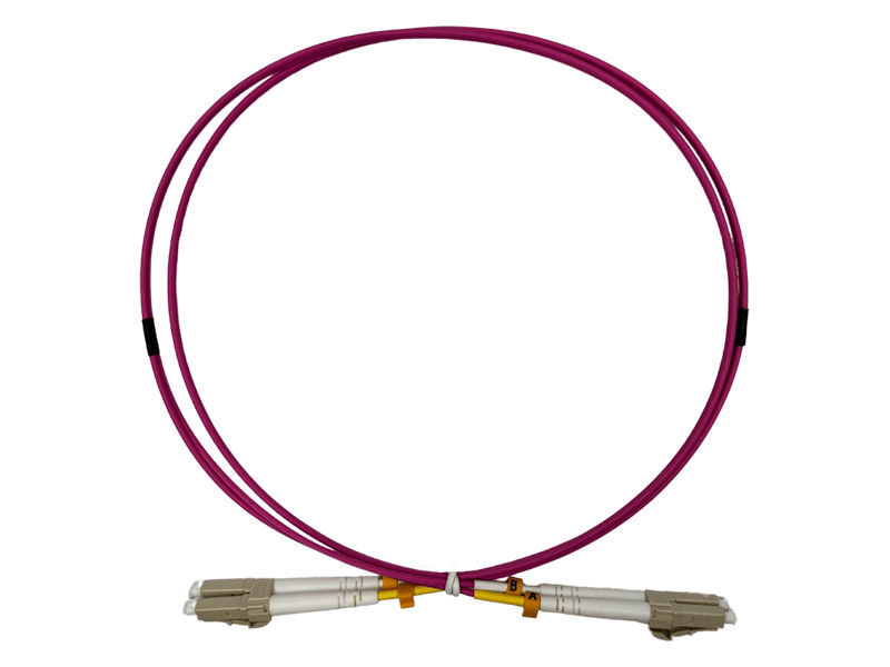 1m BLAKE OM4 LC-LC Patch Lead Purple