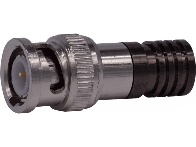 (50) BLAKE Crimp BNC Plug for RG6