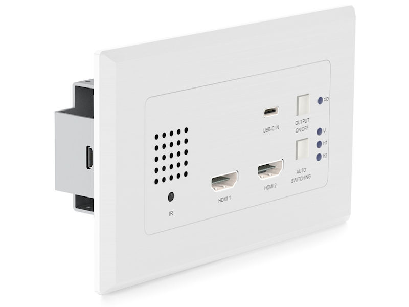 BLUSTREAM HDBaseT™ Wall Plate TX WHITE