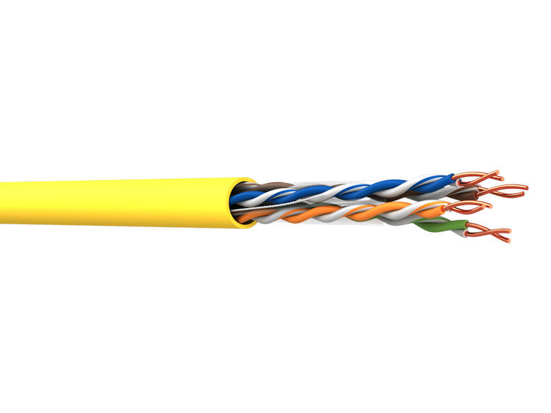 305m WEBNET CAT6 LSZH Yellow (Box)