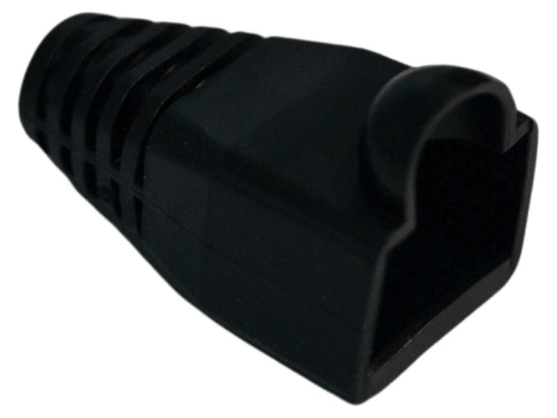 (10) Quick Fit RJ45 CAT5e/6 Boot Black