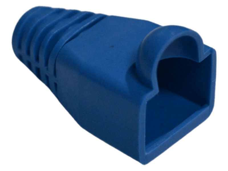 (10) Quick Fit RJ45 CAT5e/6 Boot Blue
