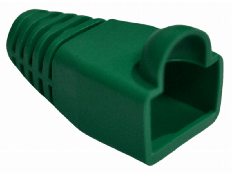 (10) Quick Fit RJ45 CAT5e/6 Boot Green