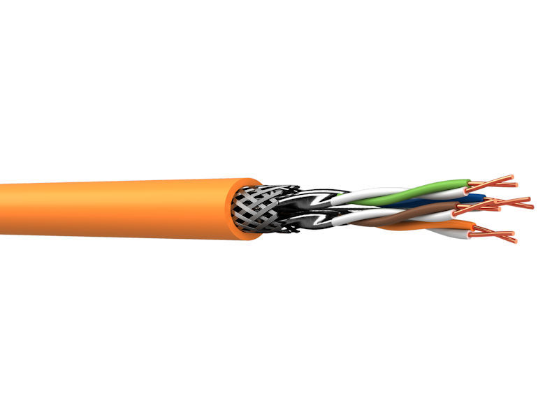 (m) WEBNET CAT7a 22AWG S/FTP LSZH Orange