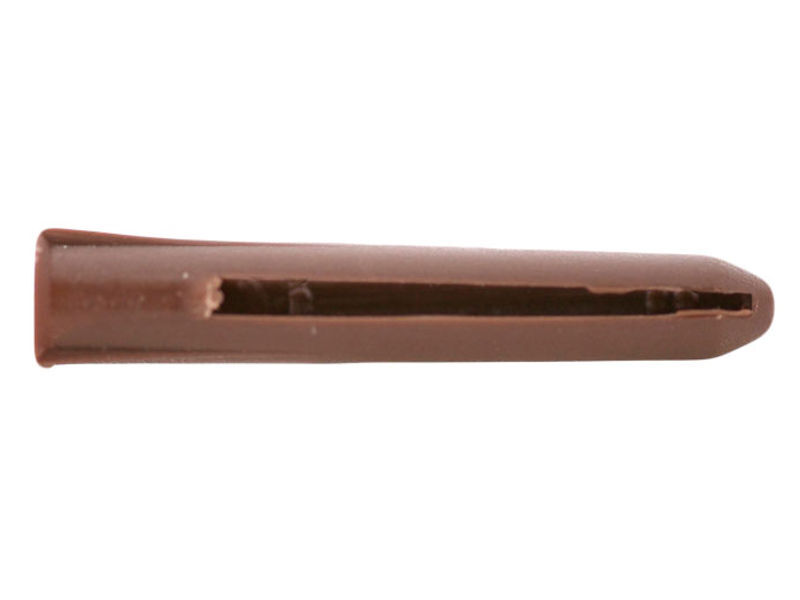 (100) PVC Wallplugs BROWN (Pack Hundred)