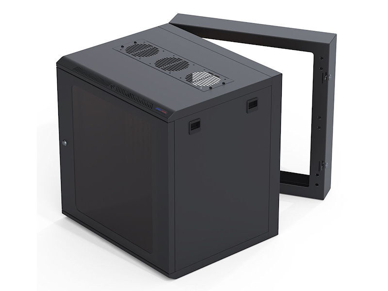 PENN-ELCOM Wall Cabinet 12U DOUBLE HINGED