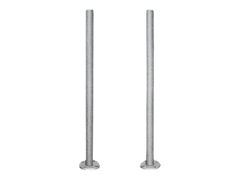 TAKEX 1m Pole - Silver/Galvanised - PAIR