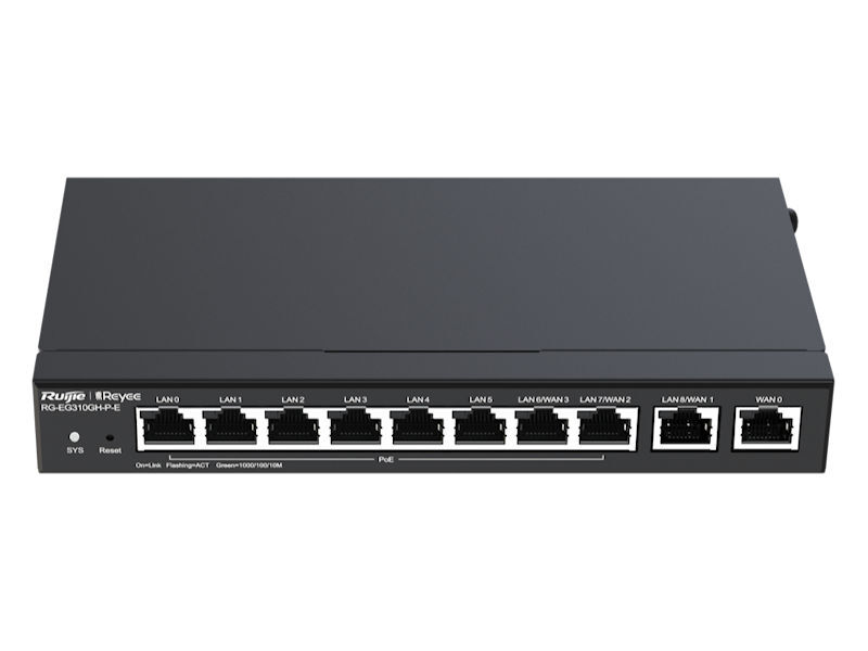 RUIJIE Rack-Mountable 10-Port Full