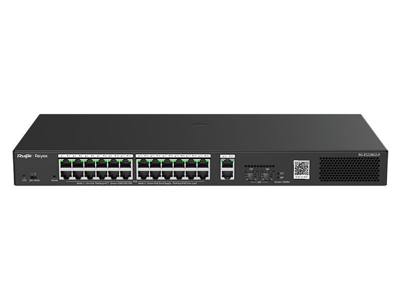 RUIJIE 28-Port Gigabit Smart switch POE+