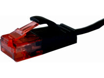 5m CAT6 U/UTP Cu Patch Lead SLIM BLACK