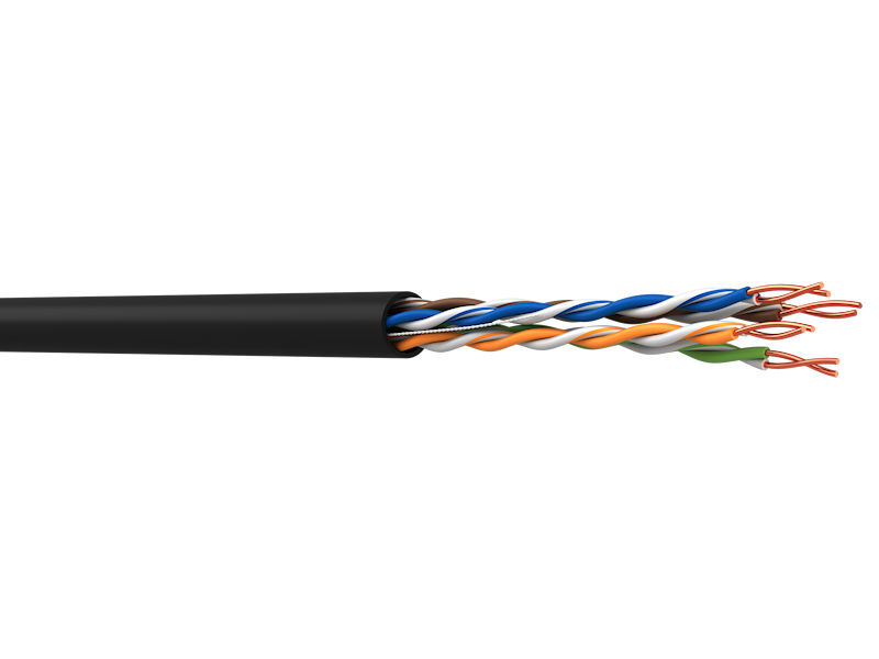 (m) WEBNET CAT5e PE Black EXTERNAL