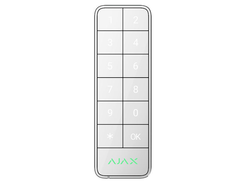 AJAX Superior Keypad Outdoor FIBRA White