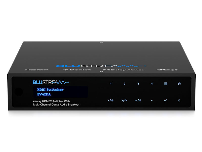BLUSTREAM 4 Way HDMI Switcher Dual Output