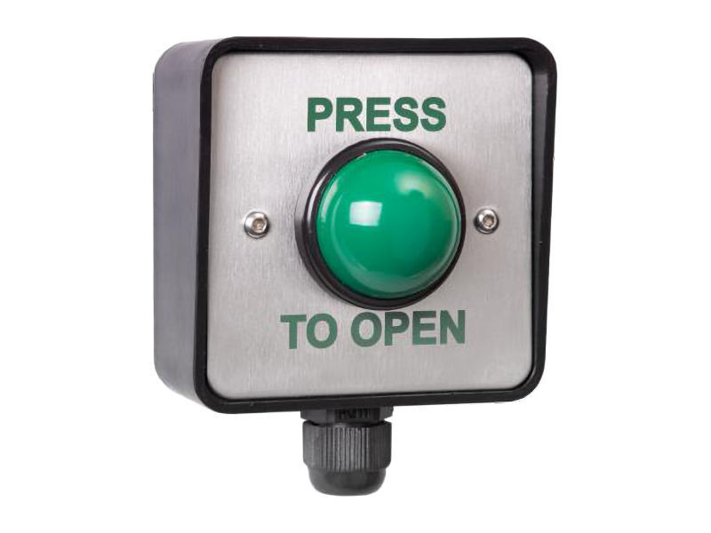 RGL Weatherproof Green Dome Door Release