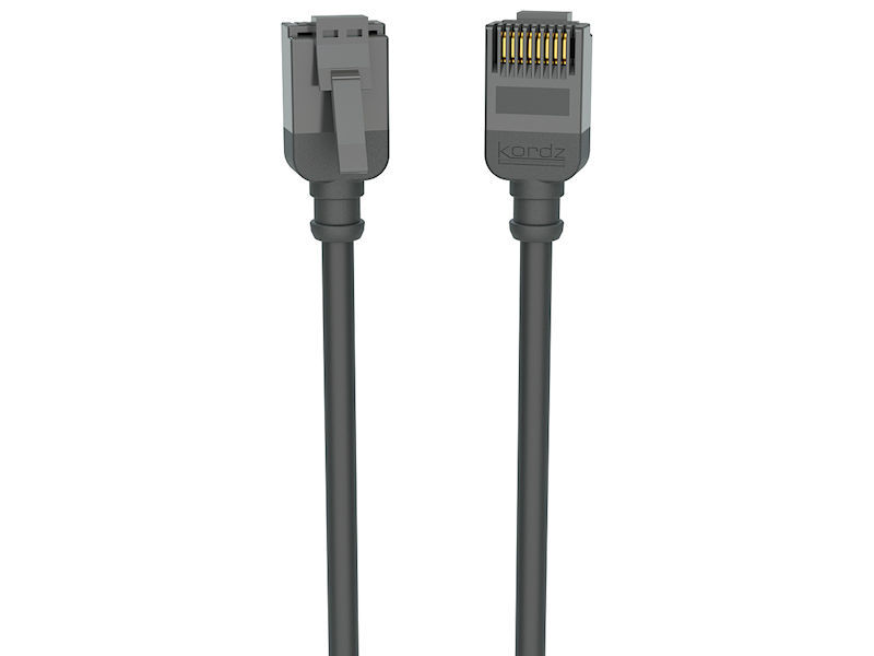 0.15m KORDZ PRO CAT6 UTP Patch Lead BLACK