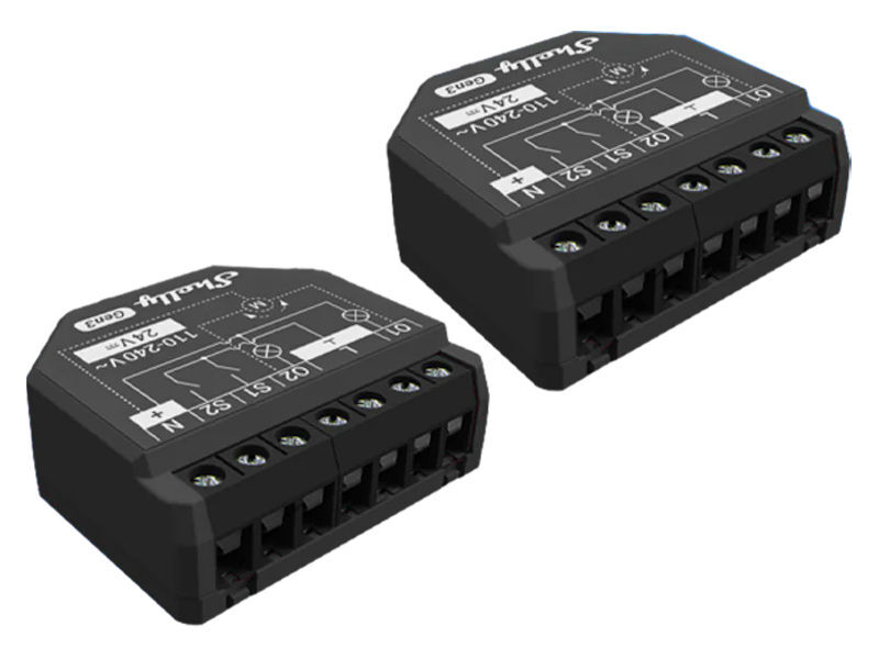 (2) SHELLY 2PM Gen3 WiFi Smart Switch