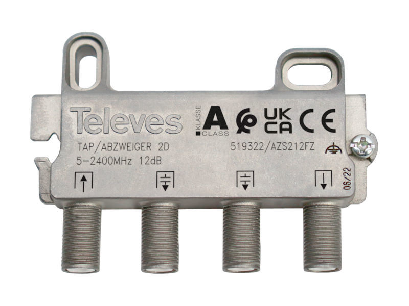 TELEVES 2 Way 12dB Tap (5-2400MHz )