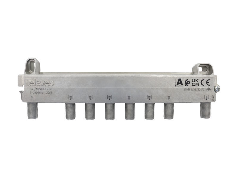 TELEVES 6 Way 20dB F Tap (5-2400MHz )