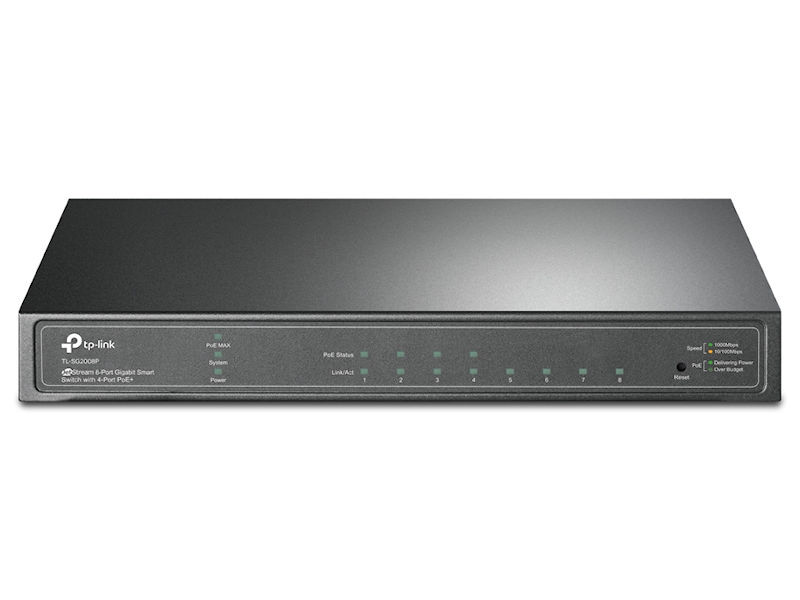 TP-LINK JetStream 8-Port Managed PoE+