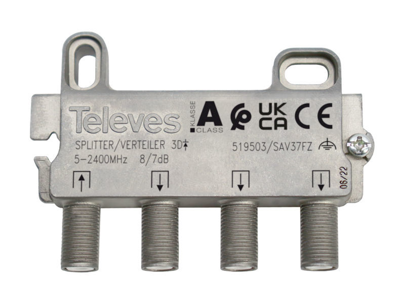 TELEVES 3 Way F Splitter (5-2400Mhz)