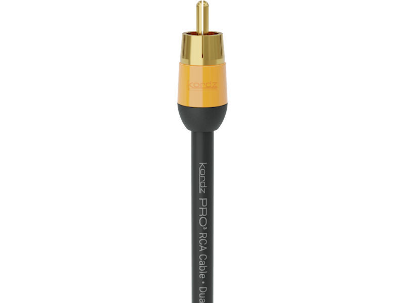 7.5m KORDZ PRO³ Single RCA Audio Lead