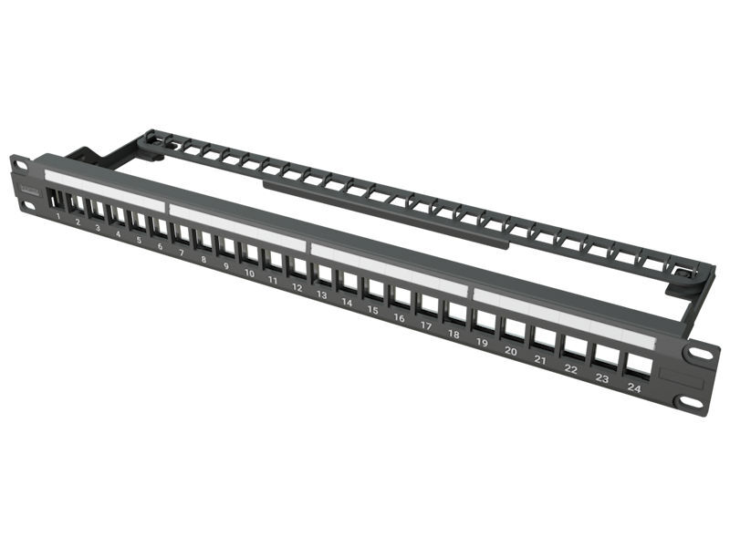 KORDZ 24 Port 1U Keystone Patch Panel